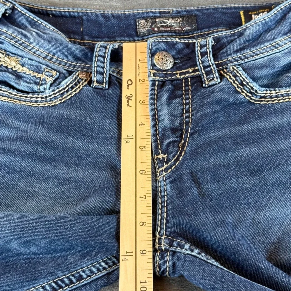 Silver Women's Jeans Suki‎ Mid Pencil Skinny Joga Jeans W28 L31